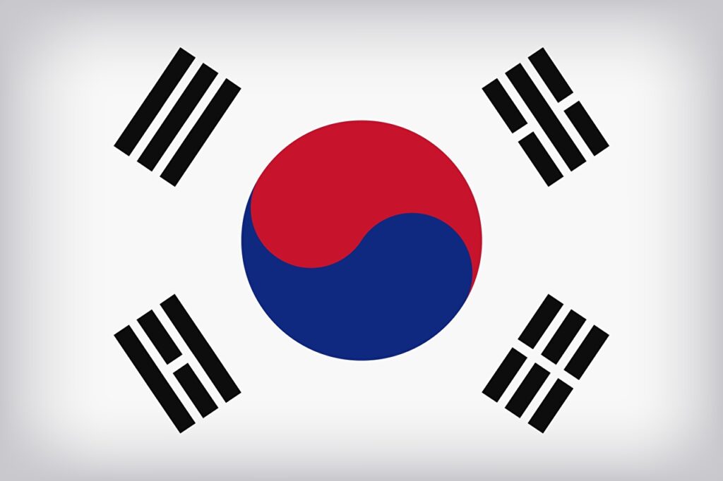 Banderas de Asia (Corea del Sur)
