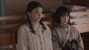 Kiyo con su amiga Sumire